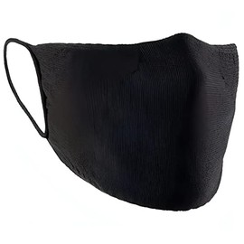 Trere Social Face Mask/Face Covering : Washable & Reusable : Black : Size M : Adult - Women