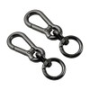 TANJUN Metal Spring Snap Hooks Clip,Car Keys Keychain, 2 Pack