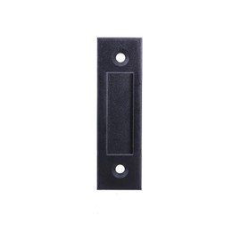 6 inch Sliding Barn Door Handle Flush Pull Rectangle Recessed Free of Sharp Angle Heavy Duty Pull Handle for Sliding Barn Door, Cabinets Closet, Drawers, Matte Black