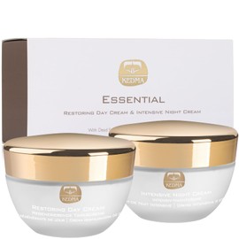 Kedma - Set Crema Giorno e Notte al Collagene e Minerali del Mar Morto - Idratante e Anti-Età - 2x50g