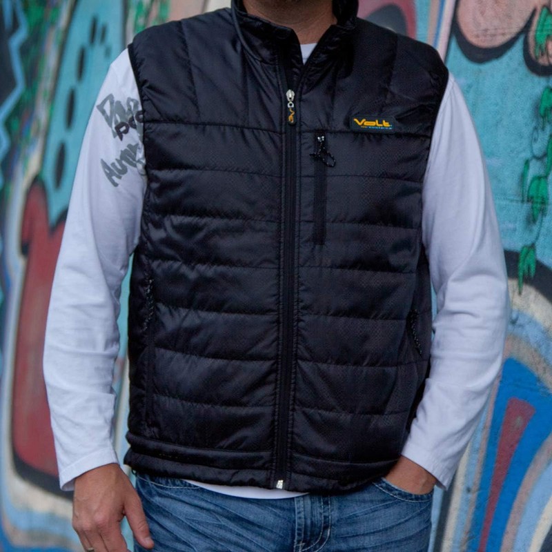 Volt Men's Cracow Heated Vest, Black, X-Large