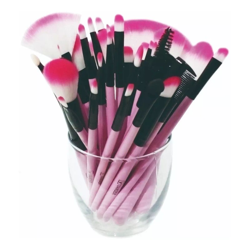 Monzó Set De 32 Piezas, Brochas Para Maquillaje Profesional