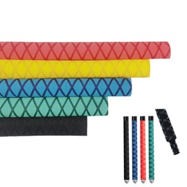 Aventik X-Tube Heat Shrink Wrap Tubing for Fishing Rod Grips with Non Slip Waterproof and Insulation 40 Inch Lengths Durable(Red-35mm)