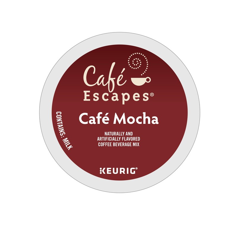 Café Escapes Café Mocha Keurig Single-Serve K-Cup Pods, 24 Pods