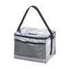 Captain Stag Delis Soft Cooler Bag, Foldable, Silver, Multi