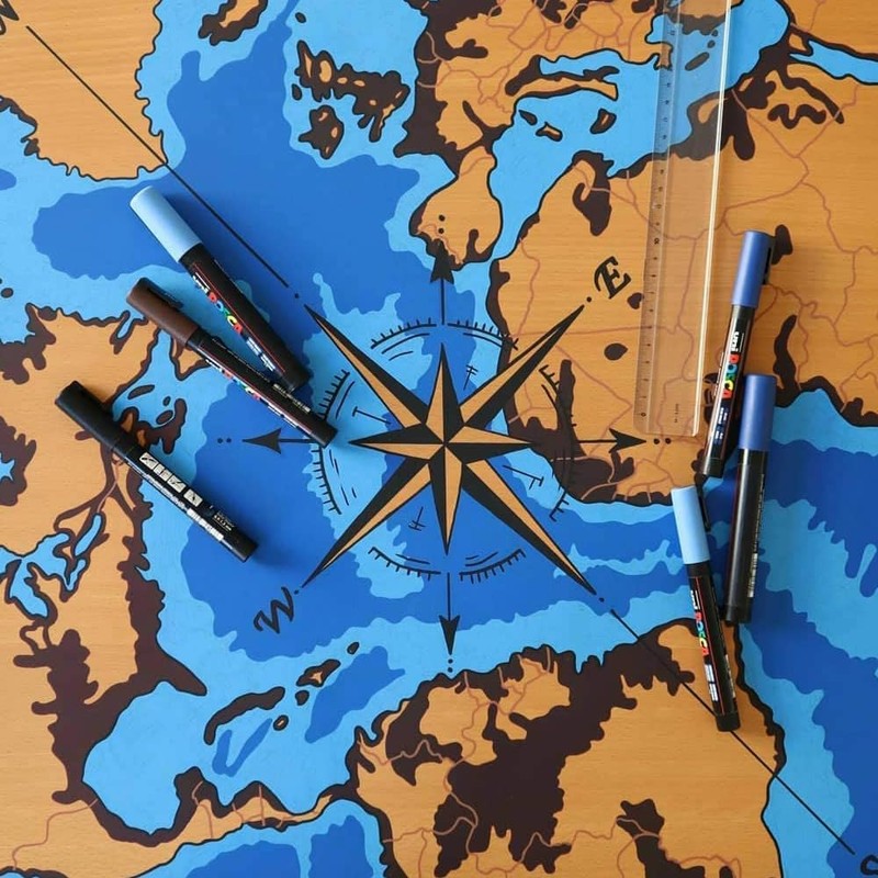 UNI POSCA PEN pack 5 pieces