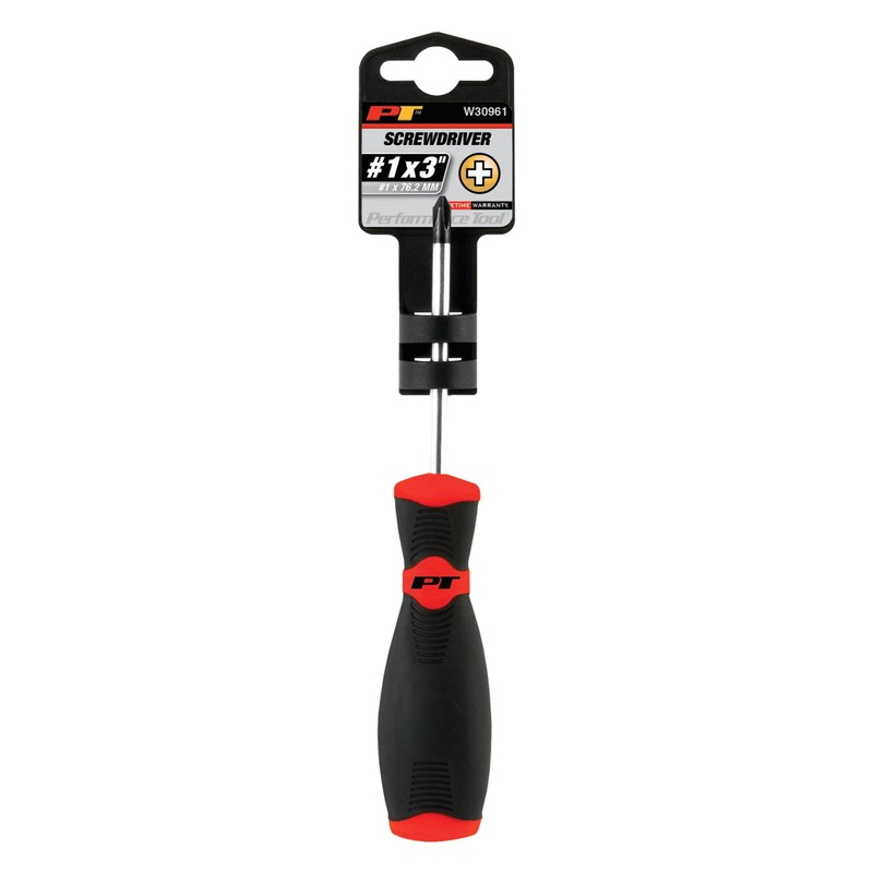 Performance Tool #1 x 3" Phillips Screwdriver - W30961