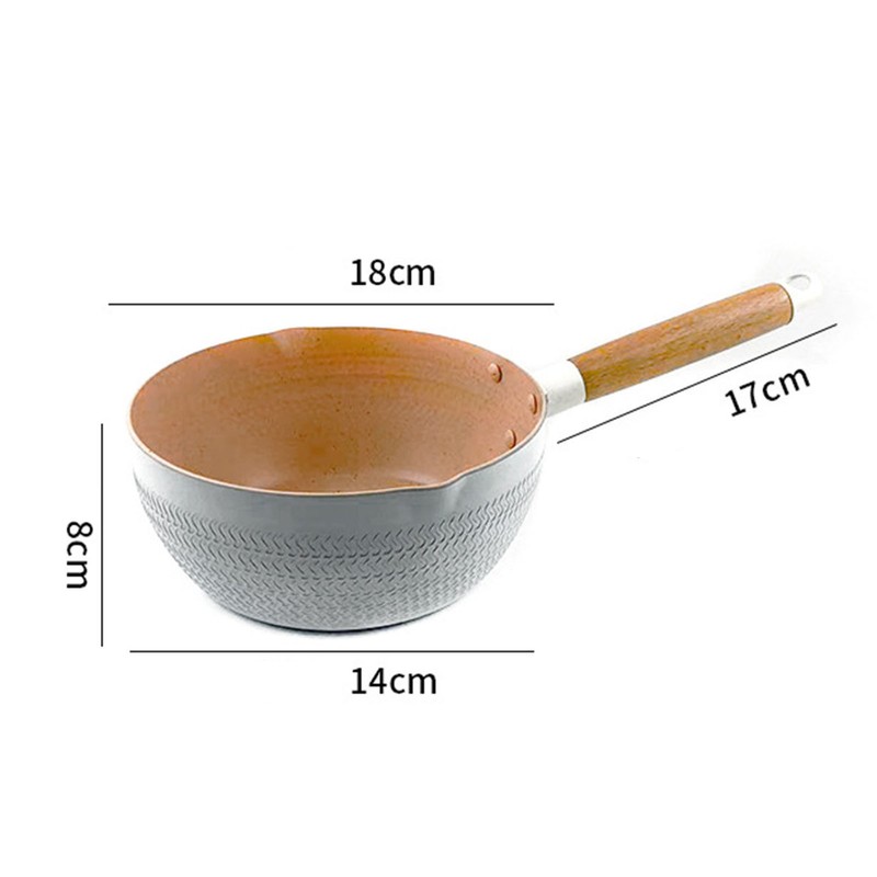 Nonstick Sauce Pan for Cooking Soup Noodles Aluminum Multifunctional Milk