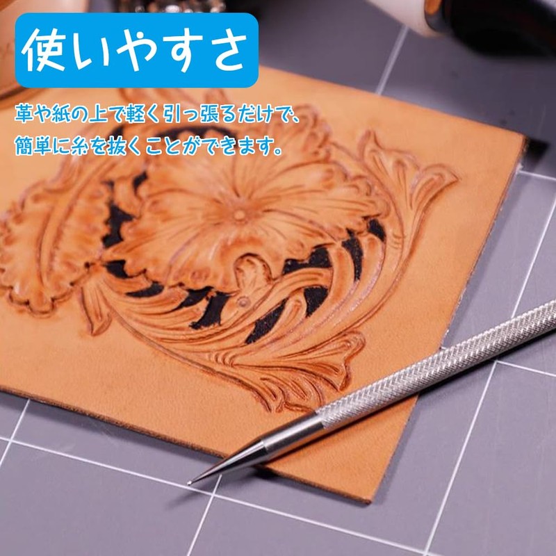 Iron Brush, Leather Stroke Pen, Embossing, 2 Types, Embossing Pen,