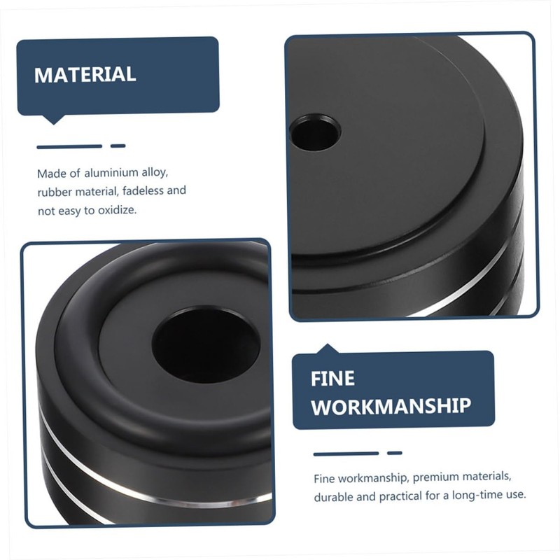 Mipcase 4Pcs Speaker Isolation Feet Durable Pads for Soundproofing Vibration