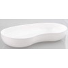 Kosmetex kidney bowl, plastic, white, food-safe, disinfectable, autoclavable, 26 cm,