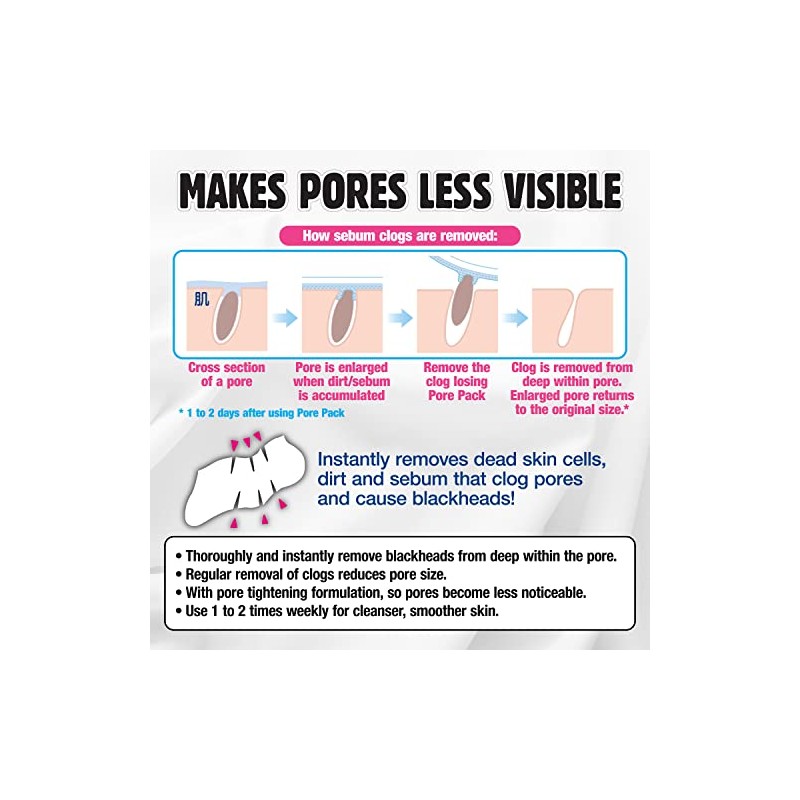 Biore Nose Pore Cleansing Pack White x10