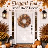 24" Fall Wreaths for Front Door, Fall Wreaths with Eucalyptus