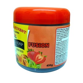 Africa Finest Natural Black Soap Paste (Fusion) (Exfoliate & Hydrate Skin) 450g