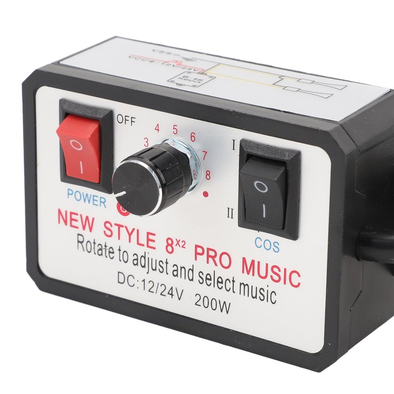 Yosoo Adjustable 16 Sound Effect Car Horn Controller for Vehicles