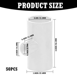 Vankcp 50 Pack Chicken Waterer PVC Tee Fittings, PVC Tee Fitting for Threaded Poultry Nipples Water Drinker and Feeder Cups, Chicken Automatic Poultry Waterers