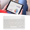 Tablet Cover Set with White Bluetooth Keyboard Protective Case Holder