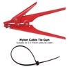 Portable Nylon Cable Tie Gun Adjustable Tension Plastic Zip Tie