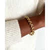 SERYNOW 18K Gold Plated Twisted Chain Bracelet for Women, Twist