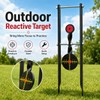 3/8 Inch Thick Carbon Steel Spinner Shooting Target Self Resetting