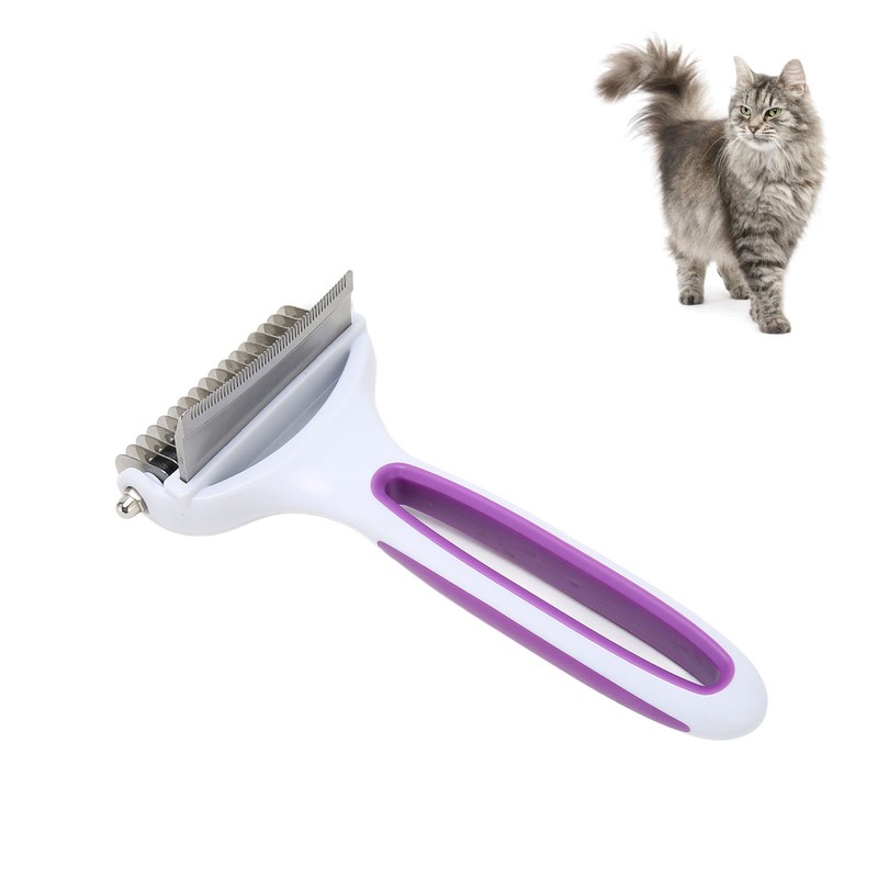 2 in 1 Pet Grooming Brush Washable Pet Dematting Comb