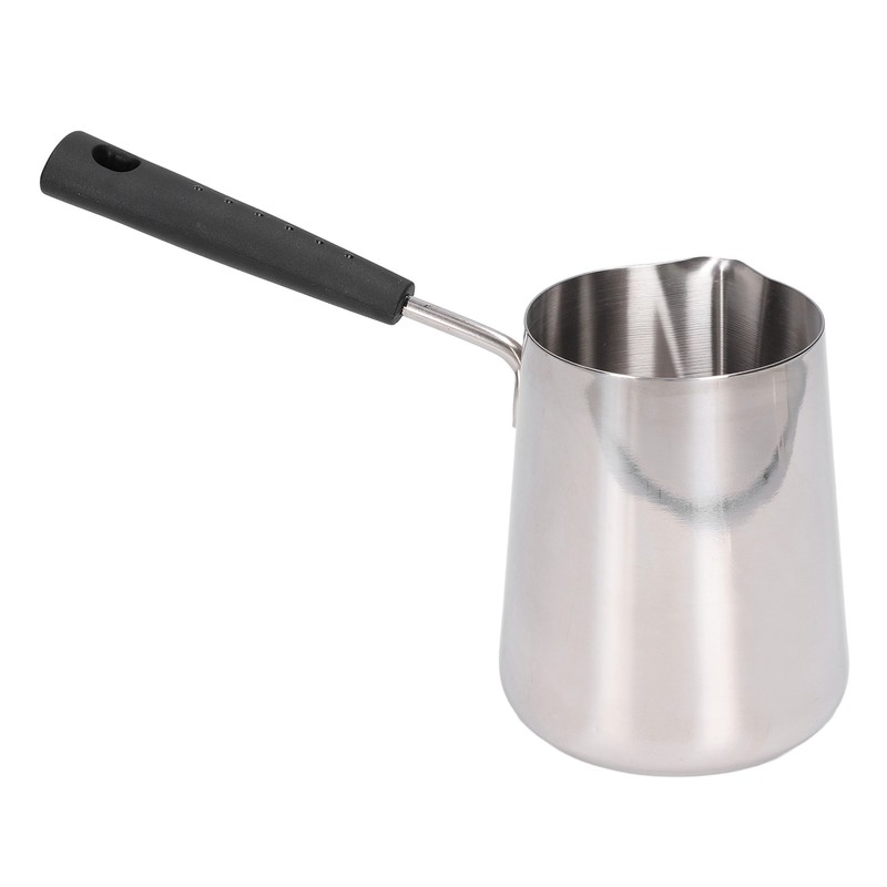 Turkish Coffee Pot 600ml Stainless Steel Glossy Surface High Temperature