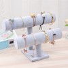 스탈리나 2단 팔찌진열대(그레이)/벨벳 시계거치대 Stalina 2-Tier Bracelet Display Stand (Gray) / Velvet Watch Holder