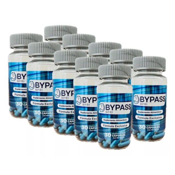 BPRI Bypass Bpri Azul 30 Caps 10pz Inhibidor De Apetito Natural