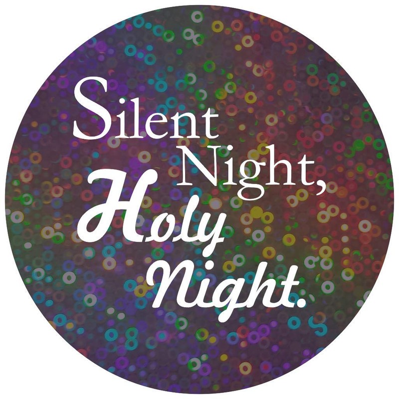 School Stickers Sparkly Christmas Hymn Stickers