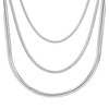 Gicko Snake Chain 925 Silver – Width in 1.2.3 mm