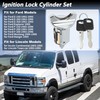 VekAuto No.F1AZ11582A/F1AZ11582B Ignition Lock Cylinder for Ford E-150 E-250 E-350