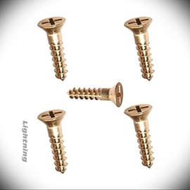 High-Strength Sheet Metal Screws - Durable Screws for Indoor and Outdoor Use - Versatile Screws for Crafting - Frearson Flat Head Wood Screw Silicon Bronze 651#6x1/2" Size Set of 25