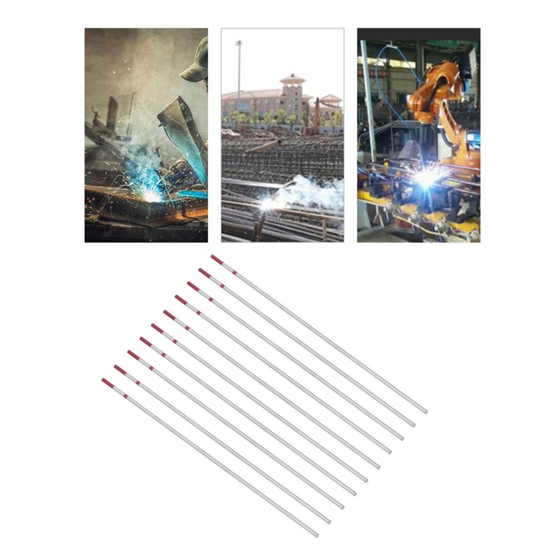 10PCS Cerium Tungsten Electrodes Kit 150mm Argon Arc Welding Tip
