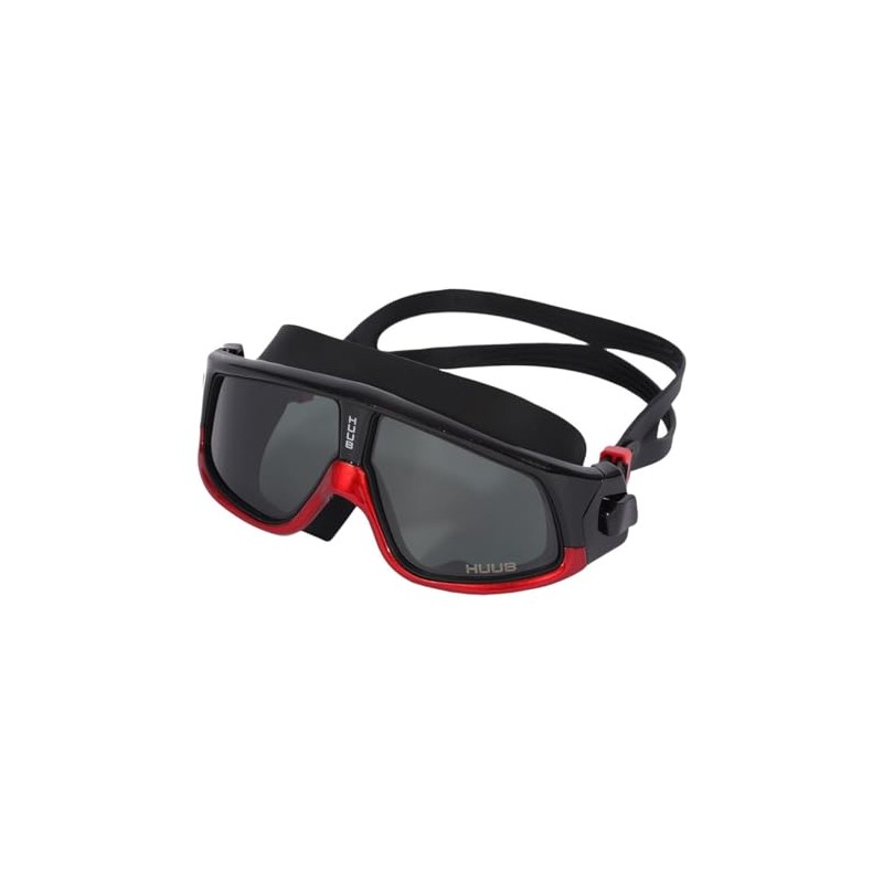 Huub Ryft Open Water Swim Mask Goggles - Black Red