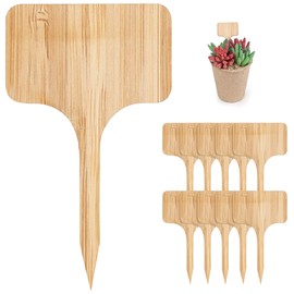 Unbranded 10/50Pcs Plant Label Wooden Succulent Name Tag Vegetable Garden Sign Home US - 10PCS