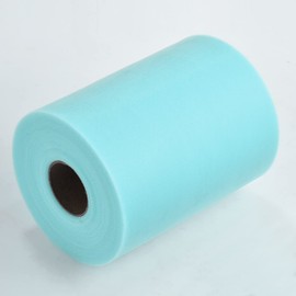 Tulle Rolls 6” by 100 Yards (300 feet) Tulle Roll Spool Fabric for DIY Tutu Skirts Wedding Baby Shower Crafts Decorations Party Supplies(New Turquoise)