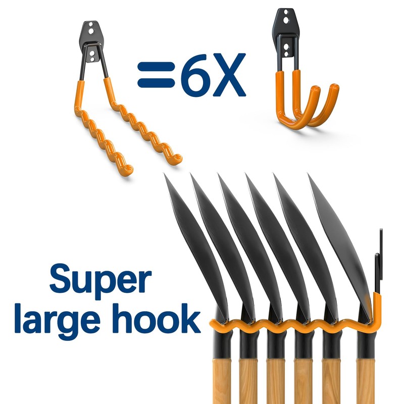 3-H Garage Wall Hooks 20 Pack, Garage Hooks Heavy Duty