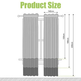 Alaoo Set of 2 Voile Curtains, 56 x 47 Inches White Net Curtains Woven Eyelet Voile Sheer Panels Semi Transparent Window Treatment for Kitcken Living Room Bedroom