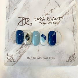 Dara Beauty May Art of the MonthBlue Paint Nail❣ - Not selected / 다라뷰티 5월 이달의아트블루 페인트네일❣ - 선택안함