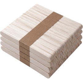240 Pcs Craft Sticks Ice Cream Sticks - Borogo 4.5 inch Waxing Sticks for Hair Removal Premium Splinter-Free Wooden Wax Sticks for Body and Face Waxing