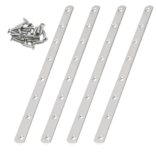 AUXBC 11.5 Inch Stainless Steel Straight Brace, Flat Straight Support,