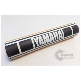 Custom Bar Pads Yamaha Yellow Racing Stripe Vintage Design Motorcycle Bar Pad 10" Matte Finish