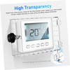 Gadpiparty Thermostat Lock Box with Combination Transparent Protective Cover for