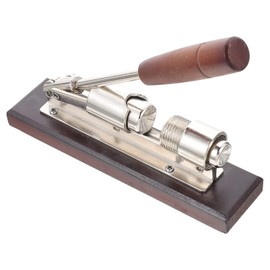 Nutcracker for Nuts Heavy Duty Nut Cracker Tool with Wooden Base Adjustable Pecan Sheller Walnut Cracking Tools for Walnuts Chestnuts Pecans Hazelnuts Almonds