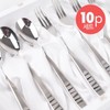 Hanil Stainless Steel Ikklelim Teaspoon and Fork Set 10P / 한일스텐레스 이끌림 티스푼포크세트 10P