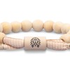 Rastaclat Beaded Bracelet for Men and Women - Manifest Tan
