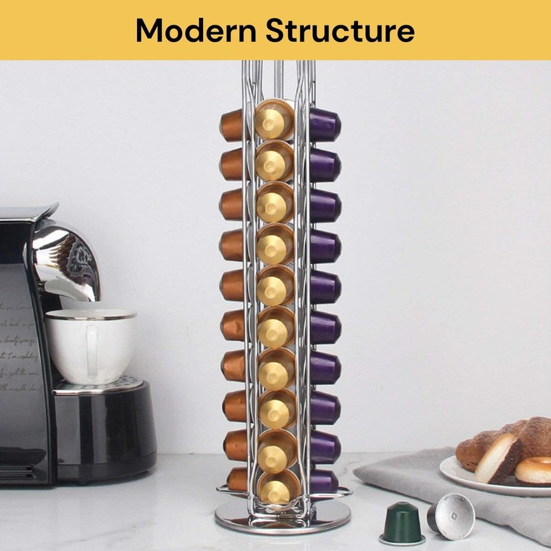 EZONEDEAL Coffee Capsule Holder - Coffee Pod Holder Storage Kitchen