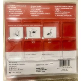 Utilitech White Contemporary Design Wireless Adjustable Volume 4.5 V Doorbell Kit