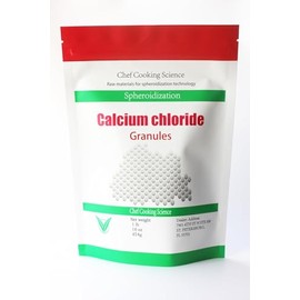 LEIMENGCHEF Pure Raw Ingredients Calcium Chloride (1 lb) ? Non-GMO Vegetarian. Food Safe, Suitable for Molecular Gastronomy Spherification