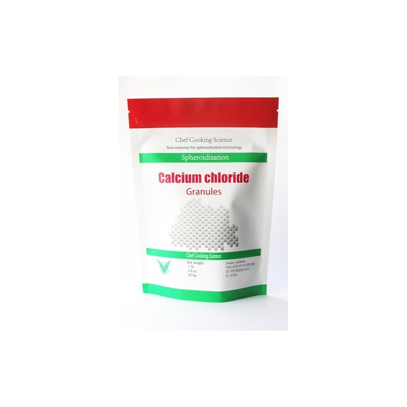LEIMENGCHEF Pure Raw Ingredients Calcium Chloride (1 lb) ? Non-GMO
